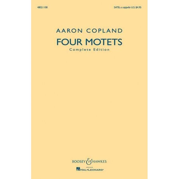 Four Motets : Complete Edition