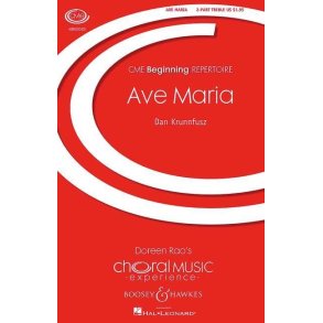 Ave Maria : 2-part treble voices, flute and tone chimes