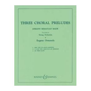 Three Chorale Preludes