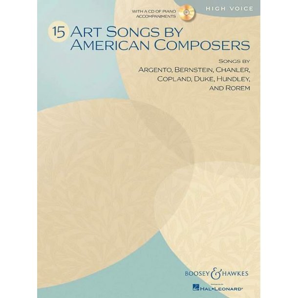 15 Art Songs by American Composers