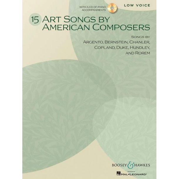 15 Art Songs by American Composers