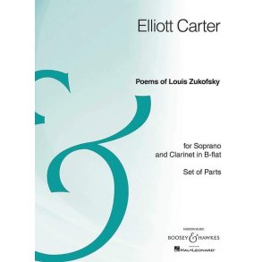 Poems of Louis Zukofsky : for Soprano and Clarinet in B-flat