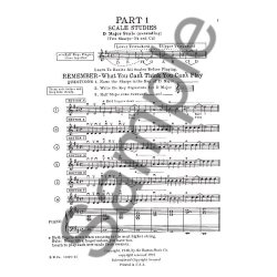 A Tune A Day For Violin - A Beginning Scale Book