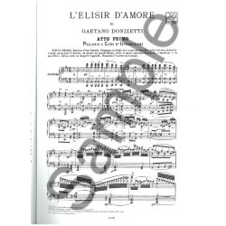 Gaetano Donizetti: L'Elisir D'Amore - Opera Vocal Score