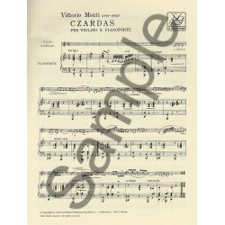 Vittorio Monti: Czardas (Violin and Piano)