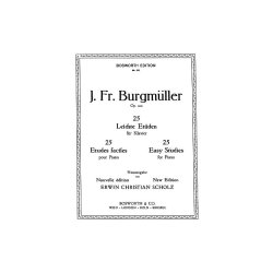 Friedrich Burgmuller: 25 Easy Exercises Op.100 (Bosworth Edition)