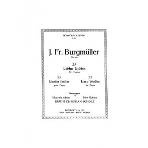 Friedrich Burgmuller: 25 Easy Exercises Op.100 (Bosworth Edition)