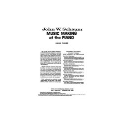John W. Schaum: Music Making At The Piano Book 3 Level 2