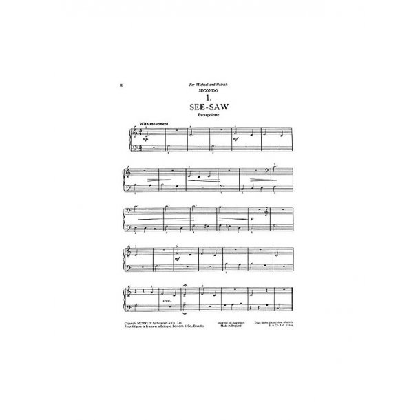 Barbara Kirkby-Mason: Third Duet Album For Piano (Games For Two)