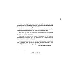 Barbara Kirkby-Mason: Very First Step For Piano