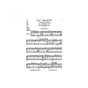 Richard Heuberger: The Opera Ball (Vocal Score)