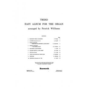 Williams: Third Easy Album For The Organ