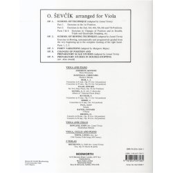 Oskar Sevcik: School Of Bowing Technique Viola Studies - Part 1