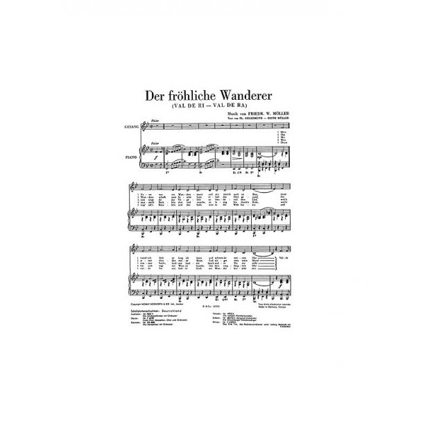 Friedrich Moller: Der Frohliche Wanderer