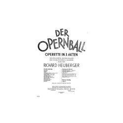 Richard Heuberger: Im Chambre Separee (High Voice)