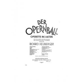 Richard Heuberger: Im Chambre Separee (High Voice)