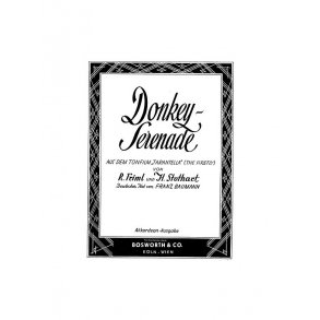 Friml/Stothart: Donkey Serenade (Accordion)
