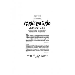 Velten, K Carnival In Rio Rec Ens Sc/Pts