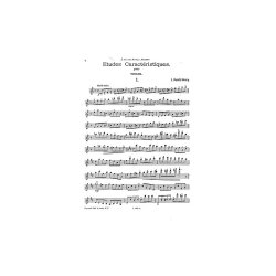Henry, J H Etudes Caracteristuques 4 Vln