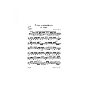 Edward Elgar: Etudes Caracteristiques For Violin Op.24