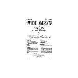 Anderson, K Twelve Diversions Bk2 Vla/Pf