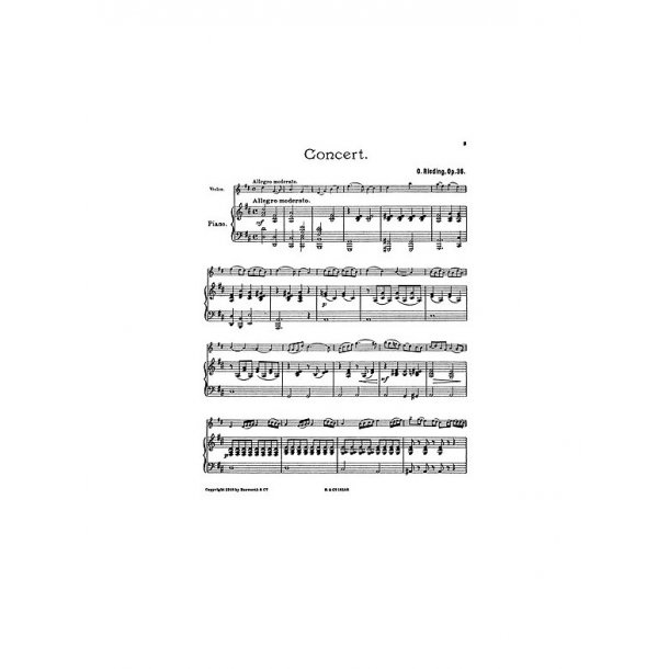 Oskar Rieding: Concerto In D Op.36 (Cello/Piano)