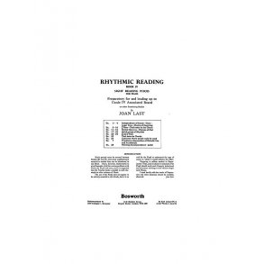 Last Rhythmic Reading Sight Reading Pieces Book 4 Grade 4 Pf