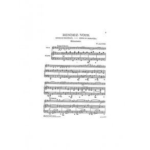 W. Aletter: Rendezvous for Violin and Piano