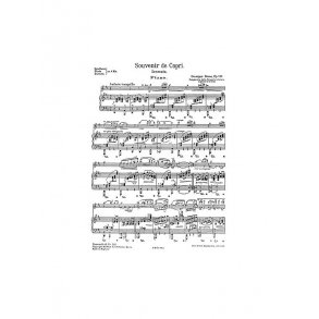 Giuseppe Becce: Souvenir De Capri Op.12a