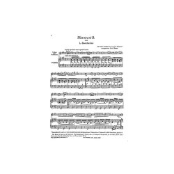 Luigi Boccherini: Minuet (Violin/Piano)