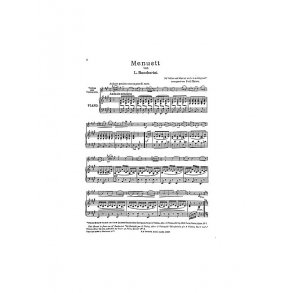 Luigi Boccherini: Minuet (Violin/Piano)