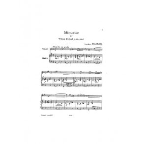 Willem De Fesch: Minuet For Violin And Piano