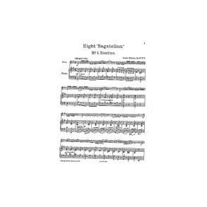 Gustav Ellerton: Rondino For Violin And Piano Op.18 No.4