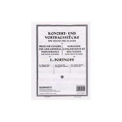 Leo Portnoff: Slavonic Cradle-Song For Violin And Piano