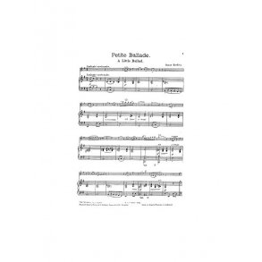 Oskar Rieding: Petite Ballade For Violin And Piano