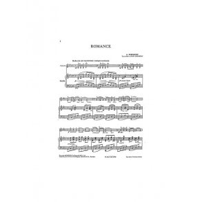 Anton Rubinstein: Romance In E Flat For Violin And Piano