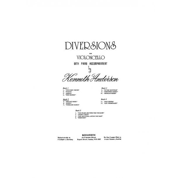 Anderson, K Diversions Bk2 Vlc/Pf