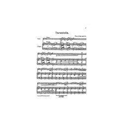 Franz Drdla: Tarantella For Violin And Piano Op.27 No.2