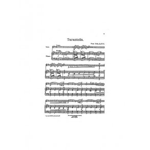 Franz Drdla: Tarantella For Violin And Piano Op.27 No.2