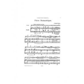 Henry, J H Piece Romantique Vln/Pf