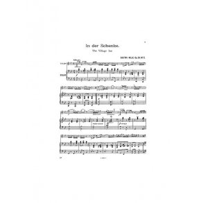 Hille, G The Village Inn Die Dorg-herberge Op.23/2 Vln/Pf