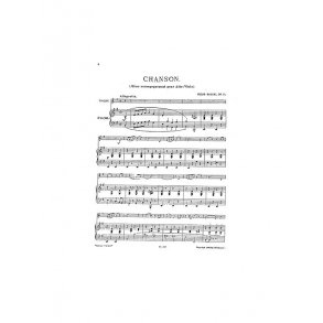 Guido Papini: Chanson For Violin And Piano Op.57