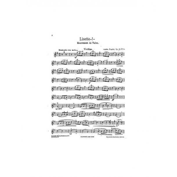 Guido Papini: Lisette Op.87