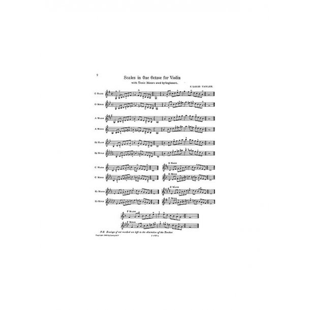Scales And Arpeggios For Juniors (Violin)