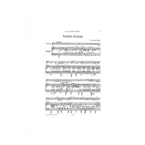 Willem Ten Have: Feuillet D'Album Op.28