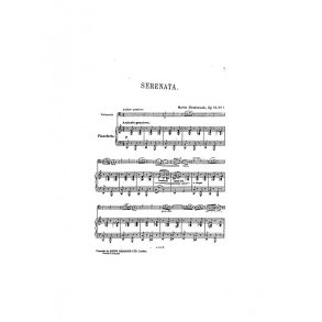 Moritz Moszkowski: Serenade For Cello And Piano Op.15 No.1