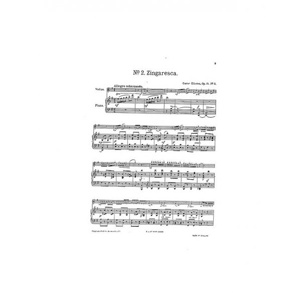 Gustav Ellerton: Zingaresca Op.15 No.2