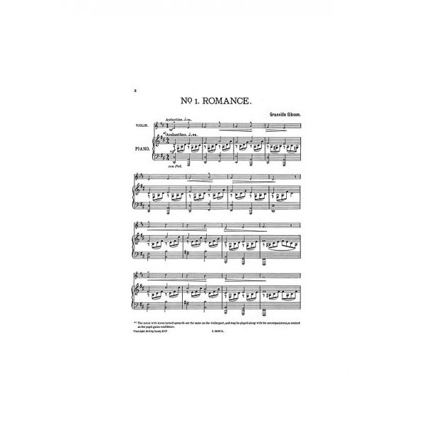 Gibson, G Album Of Six Pieces Vln/Pf