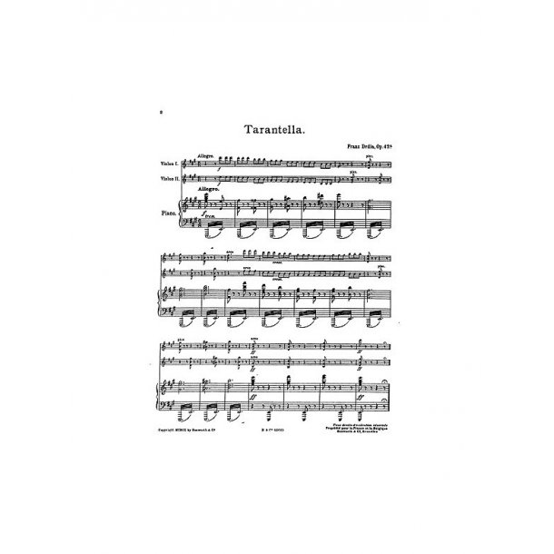 Franz Drdla: Tarantella Op.42