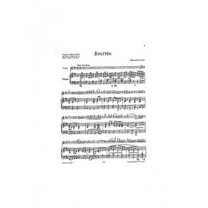 Edward German: Bourree For Violin And Piano